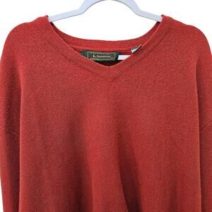 Men's/Women's V -Neck Lomg Sleeve Alpaca/wool Sweater, Size XL
